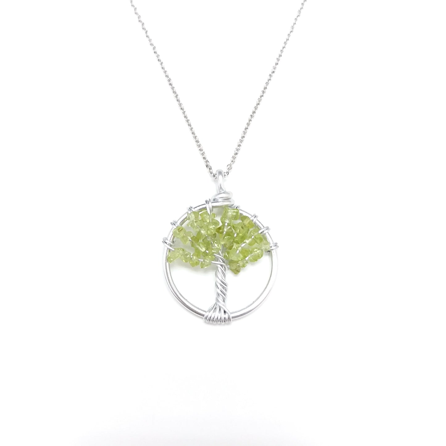 橄欖石生命之樹項鏈 - Oxygen Jewelry