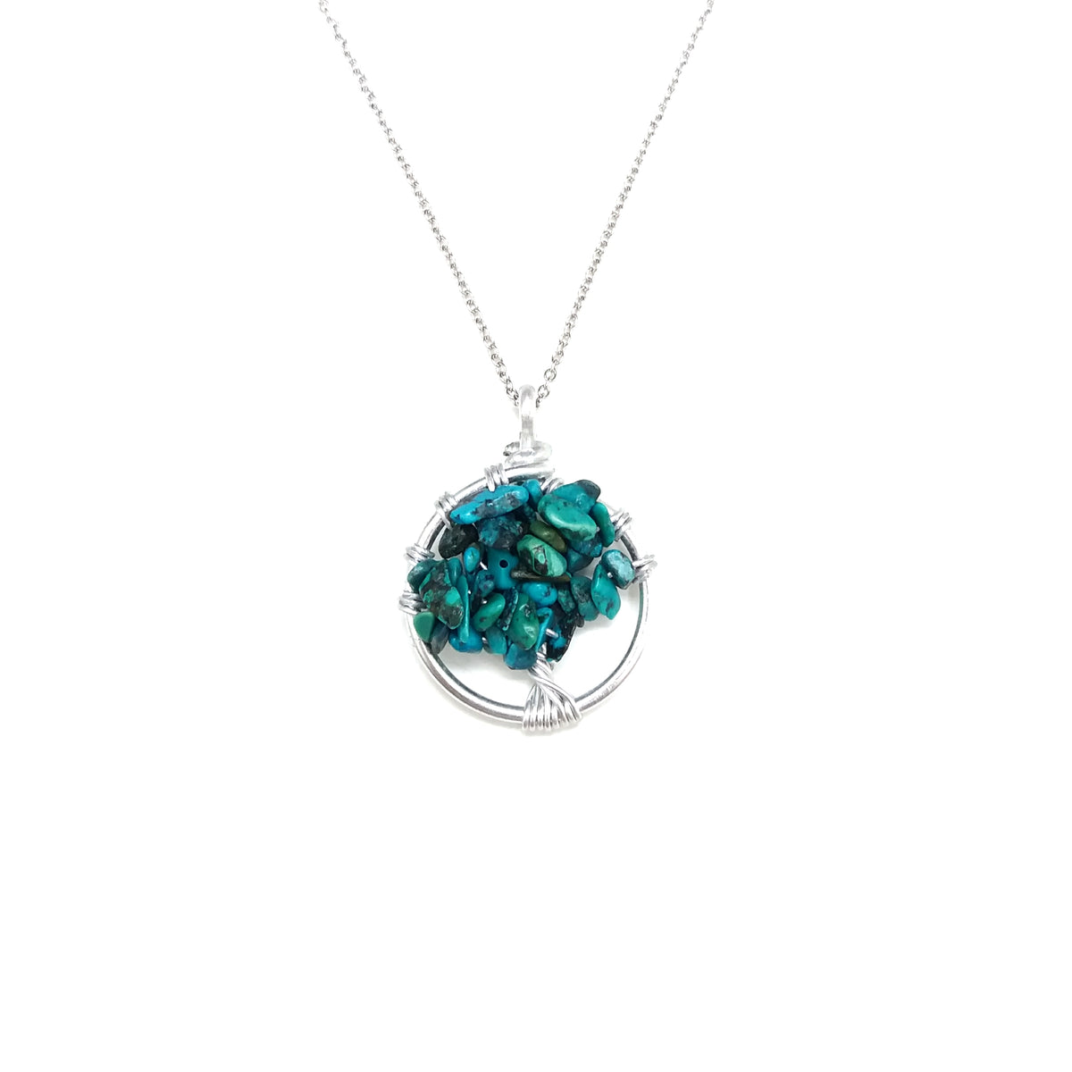 綠松石生命之樹項鏈 - Oxygen Jewelry