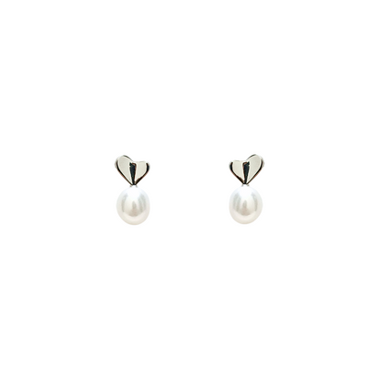 Freshwater Pearl (White) Stud Earrings