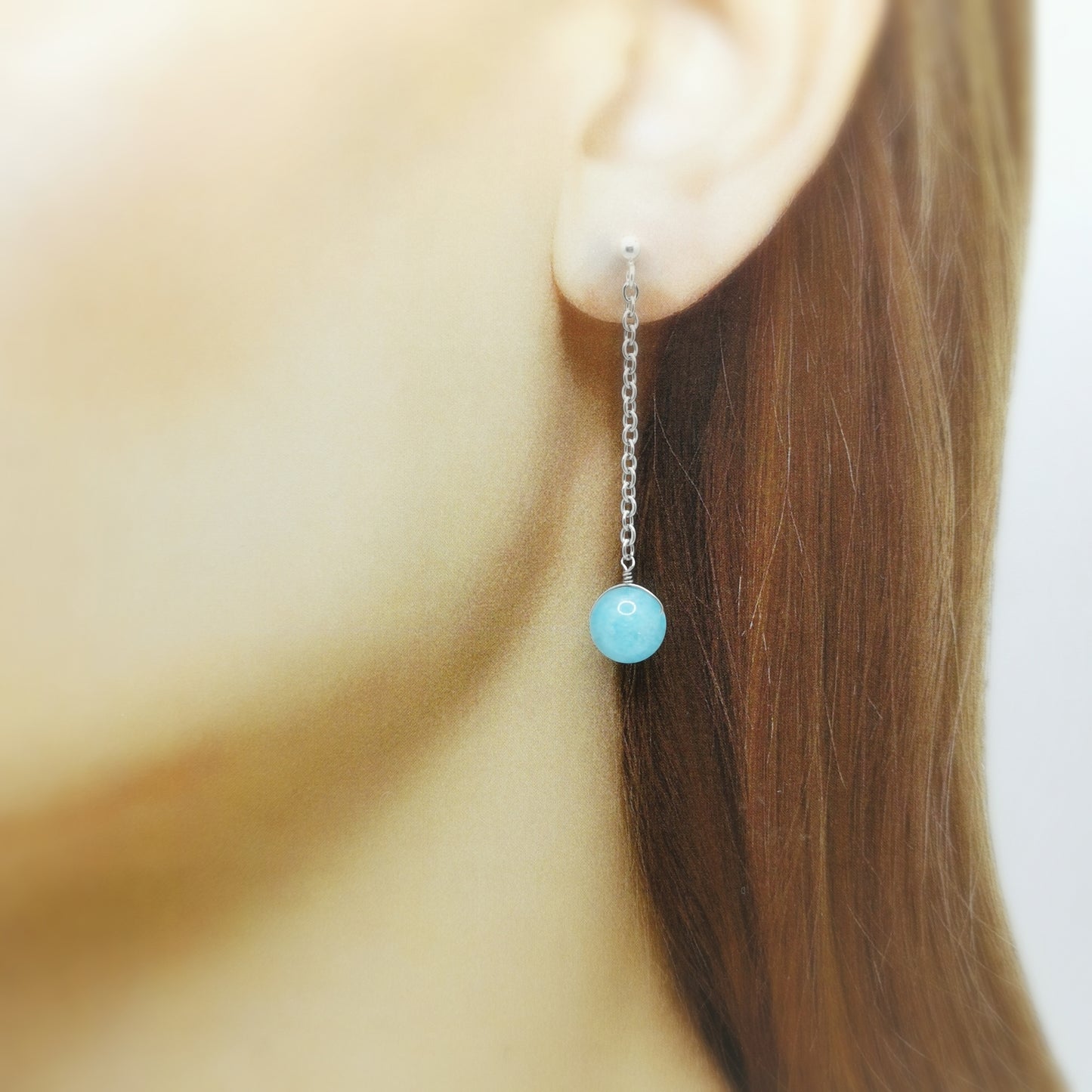 ~Gift Recommendation~Birthstone Long Dangle Earrings~ 