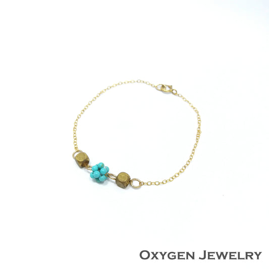 Turquoise Mini Bead Bracelet