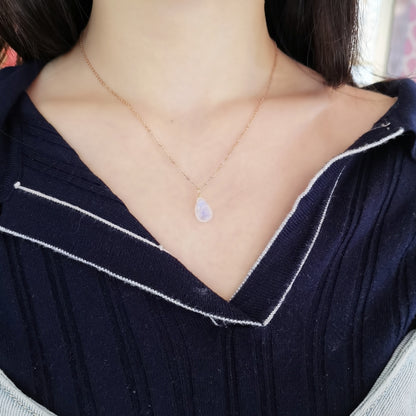 Moonstone Pear Shape Necklace