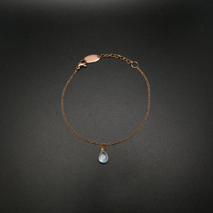 Moonstone Pear Shape Bracelet