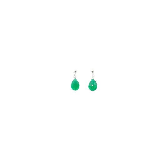 Green Anis Pear-Shaped Earrings