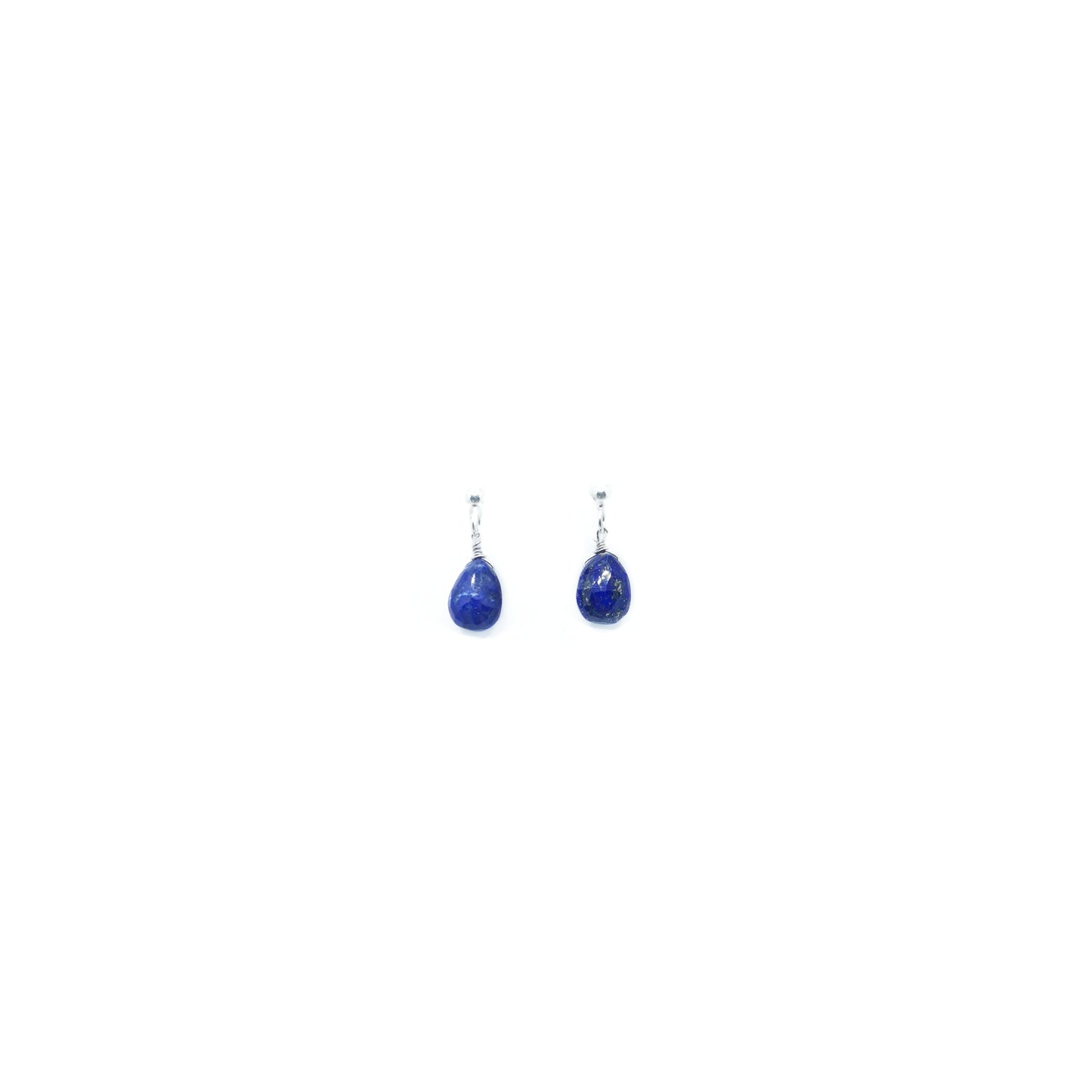 Lapis Lazuli Pear Faceted Earrings