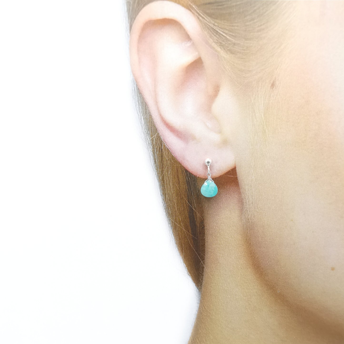 Tianhe Stone Pear Shaped Earrings