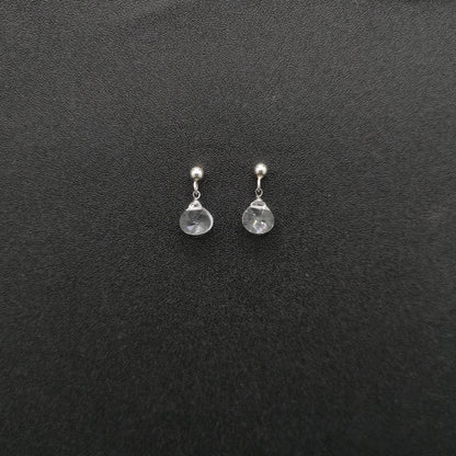 Clear Crystal Pear Shaped Earrings