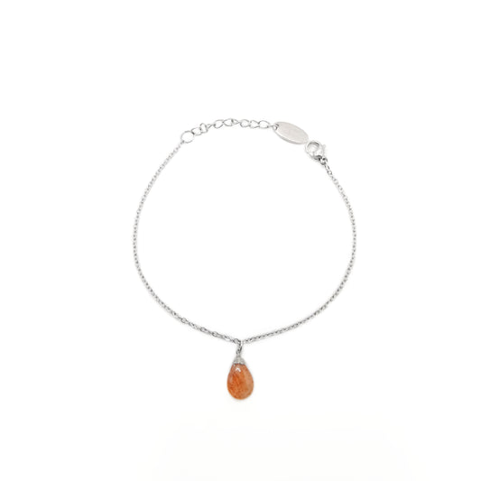 Sunstone Pear Shape Bracelet