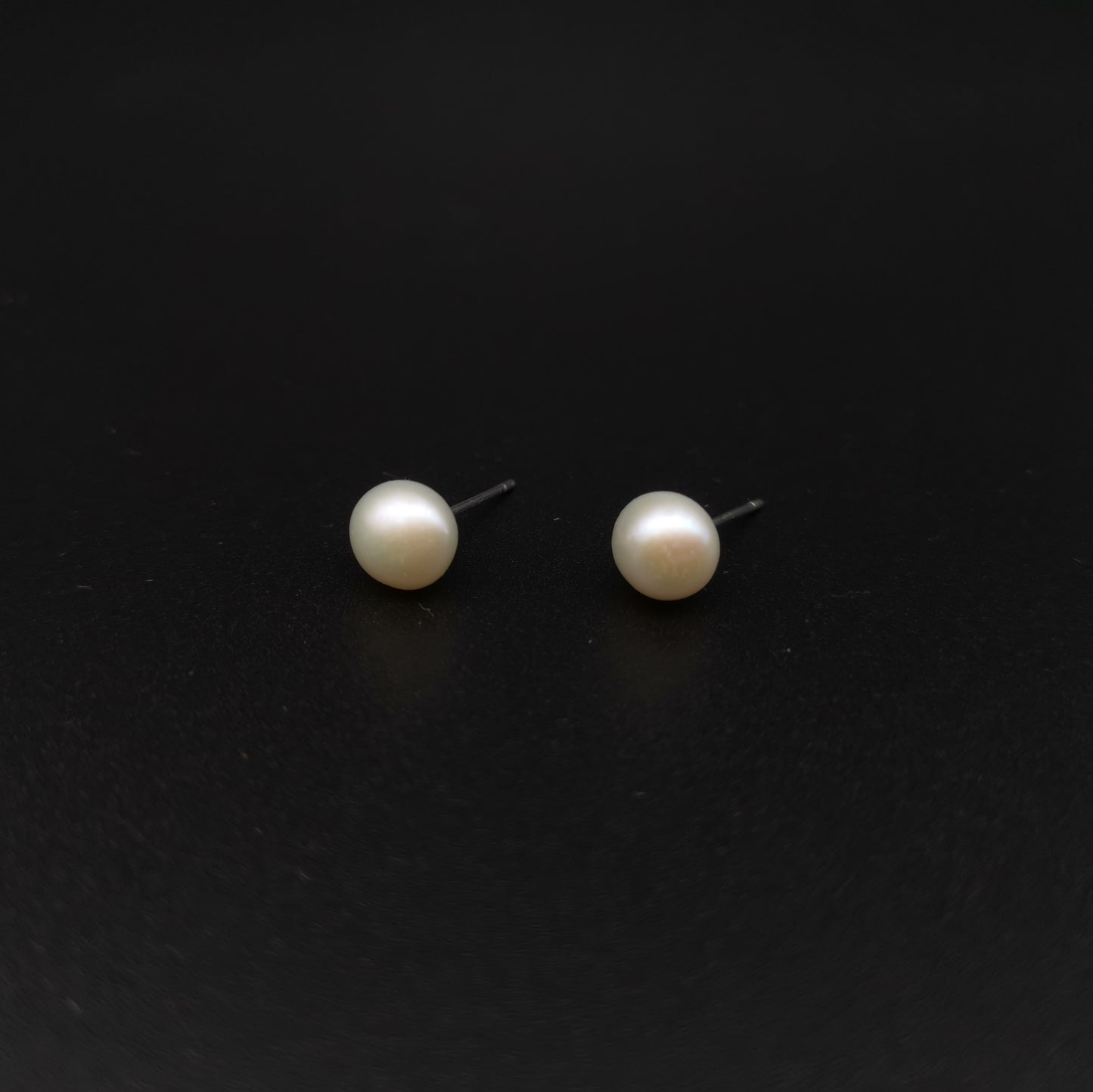 淡水珍珠(白色)耳釘